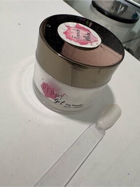 Peppi Gel French White white dip nail powder